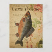 Modern  Briefkaart voor het inkorten van vis (Voorkant)
