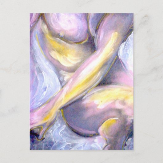 Modern Briefkaart voor zijn oorspronkelijke kunst  (Voorkant)