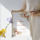 Modern Bright Boho Adres van de Envelopendouche Poster