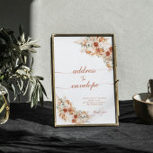 Modern Bright Boho Adres van de Envelopendouche Poster