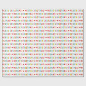 Modern Bright Colorful Merry Christmas Cadeaupapier (Vlak)