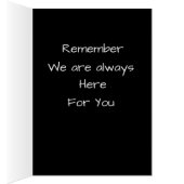 Modern Bright Flowers Bereavement/Get Well Kaart (Binnen (Rechts))