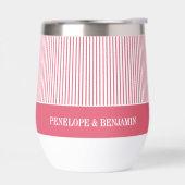 Modern Bright Pink Striped Wedding (Links)