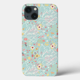 Modern Bright Romantisch patroon Case-Mate iPhone Case