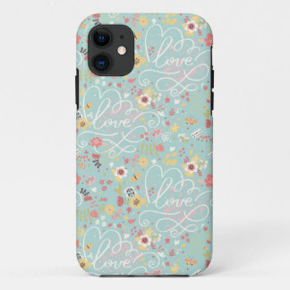 Modern Bright Romantisch patroon Case-Mate iPhone Case