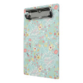 Modern Bright Romantisch patroon Mini Klembord (Angled2)