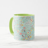 Modern Bright Romantisch patroon Mok (Voorkant links)