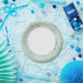 Modern Bright Romantisch patroon Papieren Bordje (Feest)