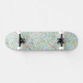 Modern Bright Romantisch patroon Skateboard (Horizontaal)