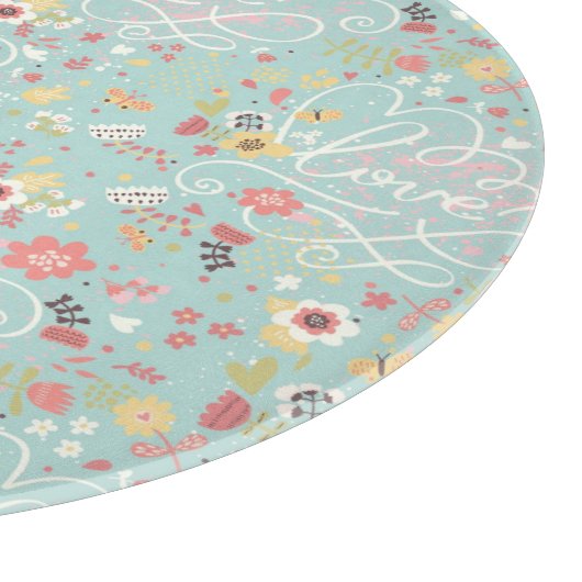 Modern Bright Romantisch patroon Snijplank (Hoek)