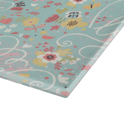 Modern Bright Romantisch patroon Snijplank (Hoek)