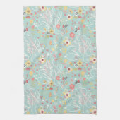 Modern Bright Romantisch patroon Theedoek (Verticaal)