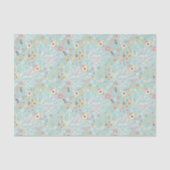 Modern Bright Romantisch patroon Tissuepapier (Voorkant)