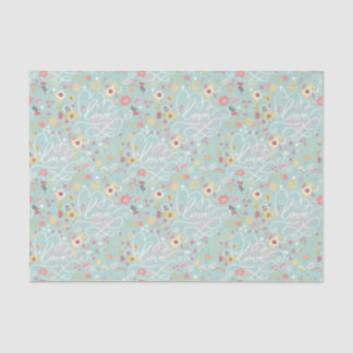 Modern Bright Romantisch patroon Tissuepapier