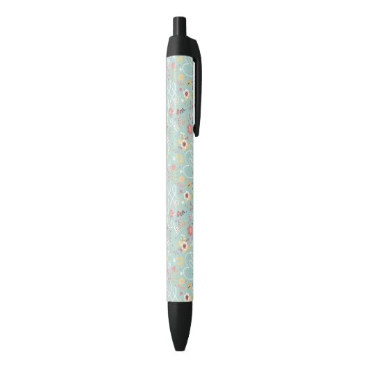 Modern Bright Romantisch patroon Zwarte Inkt Pen (Achterkant (Verticaal))