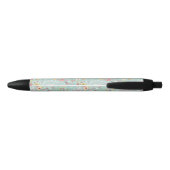 Modern Bright Romantisch patroon Zwarte Inkt Pen (Achterkant)