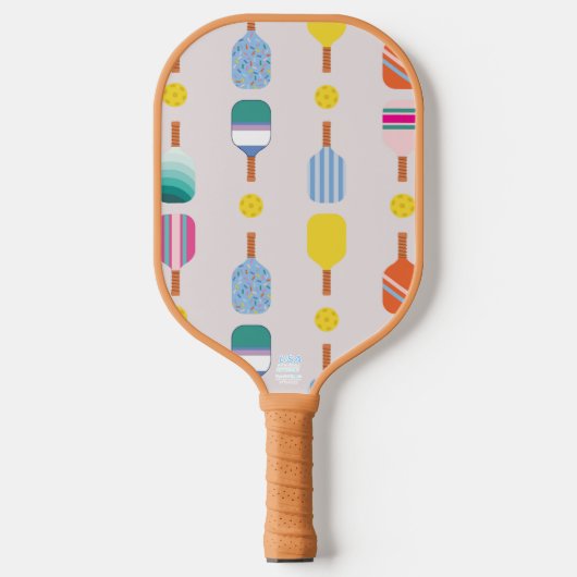 Modern Bright  Roze Pickleball Paddle (Voorkant)