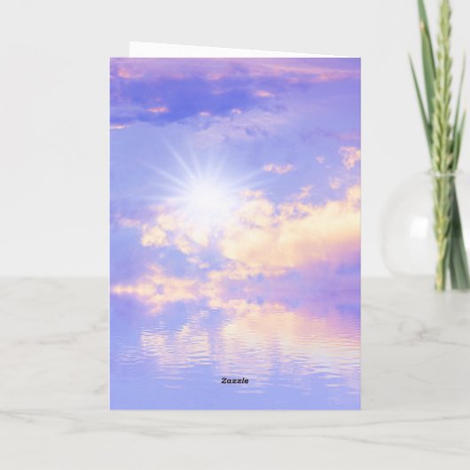 Modern Bright Sky Medisch personeel Dank u kaart (Achterkant)