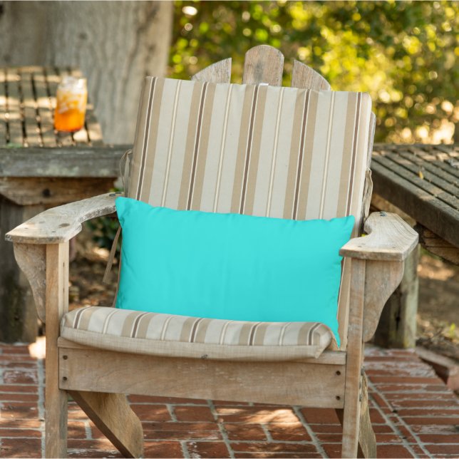 Modern Bright Turquoise Buitenkussen (Stoel)