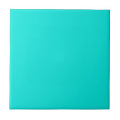 Modern Bright Turquoise Tegeltje (Voorkant)
