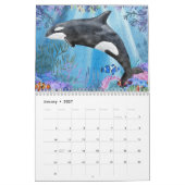 Modern Bright Waterverf Zee Life Kalender (Jan 2027)