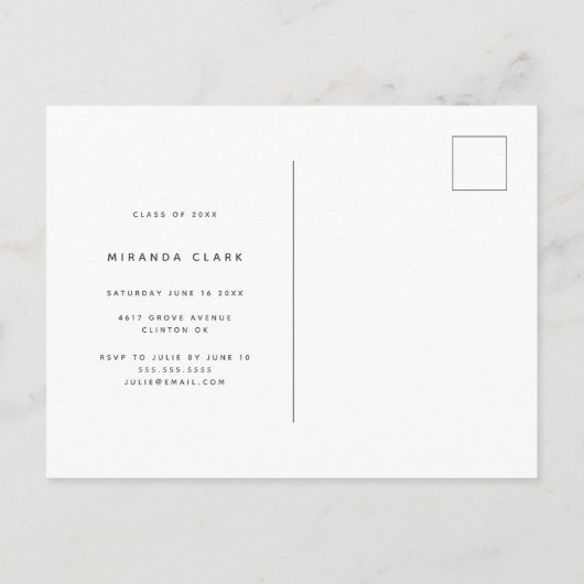 Modern BrightStor Editable Photo Afstuderen Aankondigingskaart