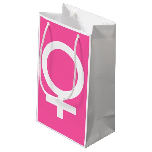 Modern Briljant Roos Venus-symbool Klein Cadeauzakje (Achterkant Gekanteld)