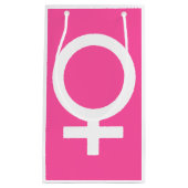 Modern Briljant Roos Venus-symbool Klein Cadeauzakje (Voorkant)