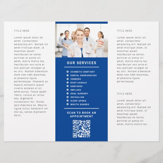 Modern Brochure | Dentis Logo Photo Business (Achterkant)