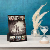 Modern Brother Best Friends Dark Photo Collage Fotoplaat (Zijkant)