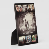 Modern Brother Best Friends Dark Photo Collage Fotoplaat (Zijkant)