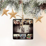 Modern Brother Best Friends Dark Photo Collage Metalen Ornament<br><div class="desc">Broers kunnen vaak een speciale band ontwikkelen die verder gaat dan alleen het zijn van broers en zussen, ze kunnen beste vrienden worden. Het opgroeien samen en het delen van gelijkaardige ervaringen kunnen een unieke verbinding creëer. Broers kunnen zich in elkaar verenigen, elkaars rug hebben, en gemeenschappelijke belangen delen. Ze...</div>