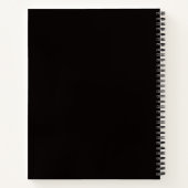 Modern Brother Best Friends Dark Photo Collage Notitieboek (Achterkant)