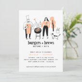 Modern brouwt voordat ik doe's koppels Vrijgezelle Kaart (Staand voorkant)