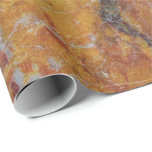 Modern Brown Faux Marble Cadeaupapier (Rol Hoek)