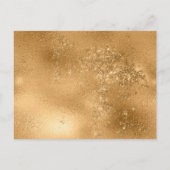 Modern Brown Gold Star Merry kerst Briefkaart (Achterkant)