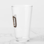 Modern Brown persoonlijke vader opgericht Glas (Links)