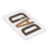 Modern Brown persoonlijke vader opgericht Magneet (Rechterzijde)