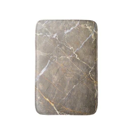 Modern Brown Stone, marmer Pattern Badmat (Voorkant Verticaal)
