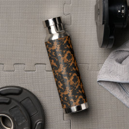 Modern Brown Tortoise Shell Stylish Waterfles