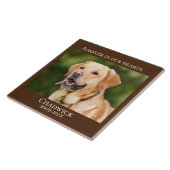 Modern Brown voegt foto's toe Tegeltje (Zijkant)