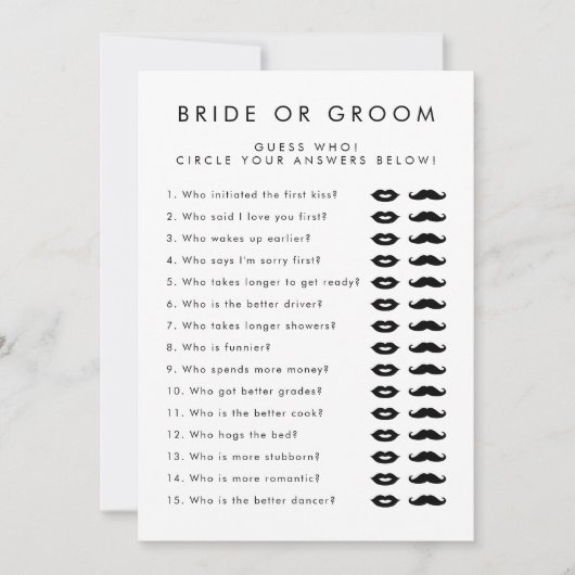 Modern bruid of bruidegom bruiloft Vrijgezellenfee Kaart (Voorkant)