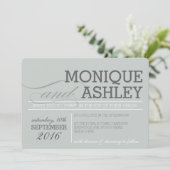 MODERN BRUILOFT eenvoudige vetgedrukte tekst zwart Kaart (Staand voorkant)