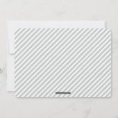 MODERN BRUILOFT eenvoudige vetgedrukte tekst zwart Kaart (Achterkant)