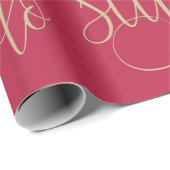 Modern bruiloft Roos We doen nog steeds Cadeaupapier (Rol Hoek)