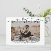 Modern bruiloft... we hebben de foto's van de knoo aankondiging (Staand voorkant)