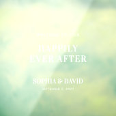 Modern bruiloft welkom spiegel sticker teken scrip (Vel 3)