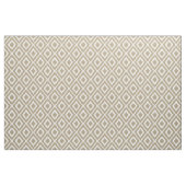 Modern bruin beige ikat patroon stof (Fat Quarter)