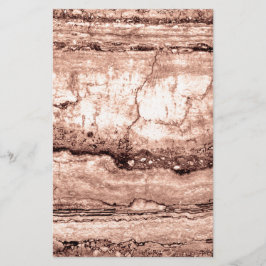 Modern bruin beige sepia gebrand sinaasappel grani briefpapier