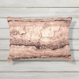 Modern bruin beige sepia gebrand sinaasappel grani buitenkussen